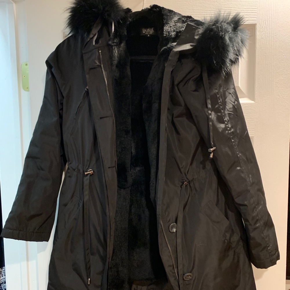 Black winter coat